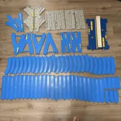 タカラ　トミー　プラレール レール　大量セット　廃盤　自動のりかえ駅付き