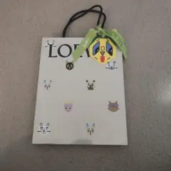 LOEWE(ロエベ) ショップ袋 中型 動物デザイン ショッパー