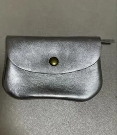 Hawk company ホークカンパニー レザー ミニウォレット シルバー