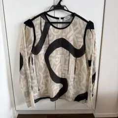 2025S/S minä perhonen riffle 半袖ブラウス - メルカリ