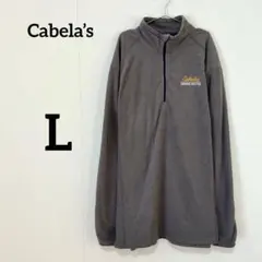 【Cabela’s】ハーフジップ フリース プルオーバー Lのサムネイル