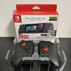 HORI グリップコントローラー Nintendo Switch クリアブラック