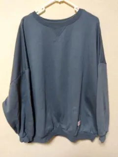 大きいサイズJavaダークグレー スウェット トレーナー オーバーサイズ