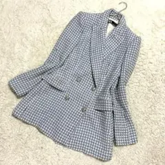 ZARA ザラ ツイード ダブルジャケット 銀ボタン サイズXS