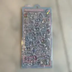 ボンボンドロップシール　みずいろボンボン