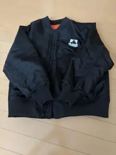 エクストララージ　キッズ　中綿ブルゾン　黒　MA-1 140