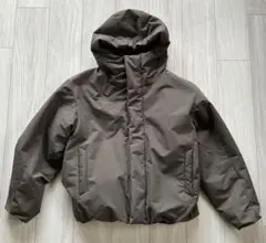無印良品 防風撥水中わたフードジャケット M ダウン