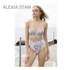 ALEXIA STAM⭐︎パイソン柄水着