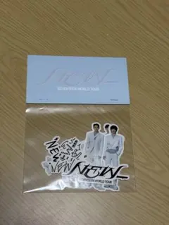 未使用　SEVENTEEN NEW ステッカーセット