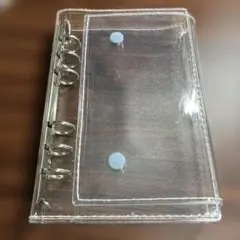 A6 バイブル SEVEN MINT 3つ折りクリアバインダー