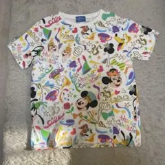 ミッキーマウス Tシャツ 100%綿 カラフル