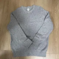 GAP グレー クルーネック ニット セーター L