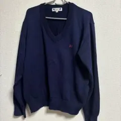 制服 ネイビー Vネックセーター