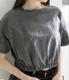 OLIVE des OLIVE ラインストーンロゴ Tシャツのサムネイル
