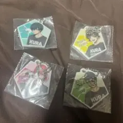 ブルーロック⭐︎くら寿司 キーホルダー 4種類 潔 糸師 凛 蜂楽 廻 千切 豹馬