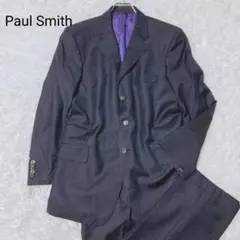 ポールスミス スーツ セットアップ ネイビー オフィスカジュアル シングル 裏地