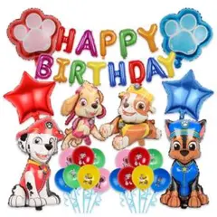 【新品未使用】パウパトロール風船 誕生日パーティーセットのサムネイル