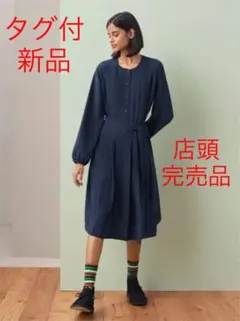 新品　ベルテッドプリーツワンピース　ユニクロ　J W anderson