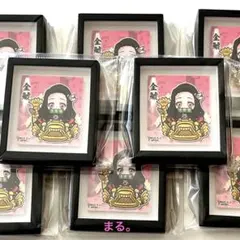 鬼滅の刃 竈門禰豆子 名古屋限定 金鯱 額縁マグネット 8個セット ご当地