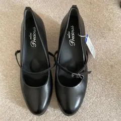 新品未使用！洋服の青山 nline Precious 黒 ストラップパンプス
