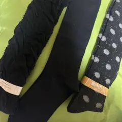 ハイソックス　3足組