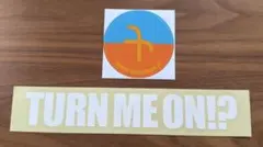 ターンミーオン　TURN ME ON ステッカー　2枚SET
