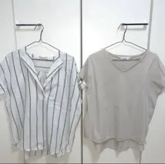JEANASIS ジーナシス LEPSIM シャツ カットソー 2点セット GUのサムネイル