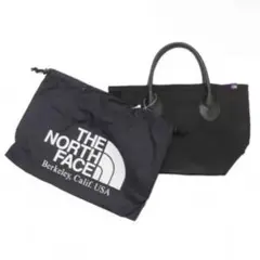 新品　THE NORTH FACE ブラック メッシュトートバッグ　巾着付