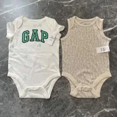 【新品未使用タグ付き】BABYGAP クマ肌着自転車ロンパース60cm 3-6m