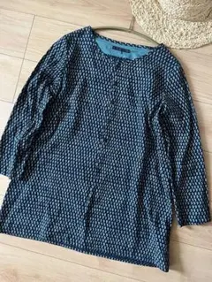 パラスパレス   十日　藍染　チュニック パラスパレス＊藍染チュニック - メルカリ