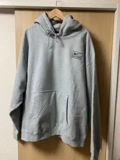 入手困難STUSSY × NIKE◎XL ロゴ刺繍 パーカー