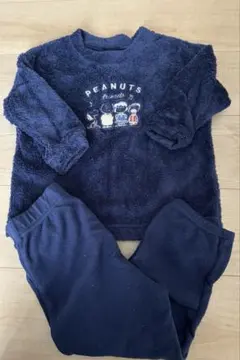 ユニクロ キッズパジャマ フリース スヌーピー 110cm