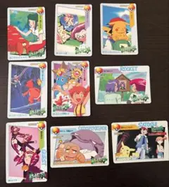 ポケットモンスター アニメコレクション カード　カードダス　9枚セット