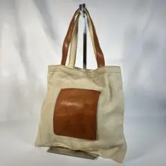 genten 本革✕キャンバス　ミニトートバッグのサムネイル