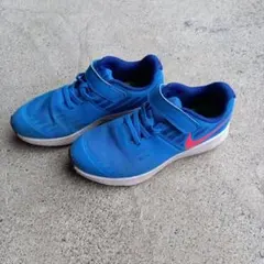 Nike 青 スニーカー マジックテープ付き