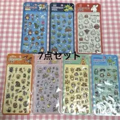 【新品】PUKUPUKUシールディズニー7点セット