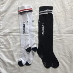 【新品未使用】FILA GOLF レディースソックス 2色セット