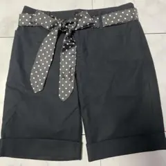 美品⭐︎Private Label ドット柄リボン付ハーフパンツMサイズのサムネイル