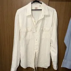 シュガーケーン 長袖シャツ L 着用前に洗濯して試着のみ 生成り - メルカリ