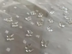 ネイルパーツデコパーツ蝶々50個