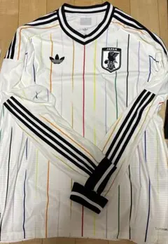 正規品】サッカー日本代表 KUBO 8 アウェイユニフォーム XL - メルカリ