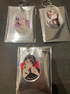 にじネイル アクリルキーホルダー 3点セット