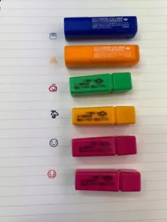 手帳スタンプ　６種