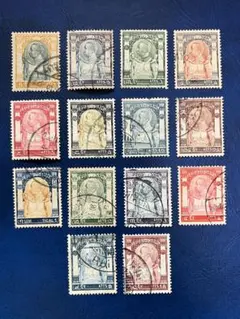 タイ1883 ラーマ5世 第一発行 5種完 使用済 - メルカリ