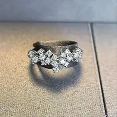 DAMIANI マルゲリータ リング 16mm PG ブラウンダイヤ アメシスト