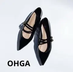 OHGA ダブルストラップパンプス　23.5cm