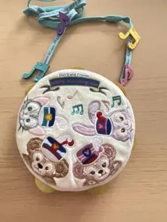 ダッフィーアンドフレンズ　パスケース　ショルダー　35周年