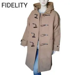 新品　41800円　FDLT　軽量　ダッフルコート　キャメル　ゆったり男女兼用可
