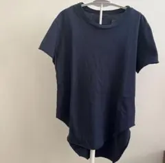 フランクアンドアイリーン　カットオフ 半袖 Tシャツ ネイビーのサムネイル