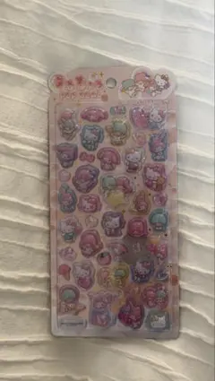 うるちゅるポップシール　キティ　マイメロ　キキララ